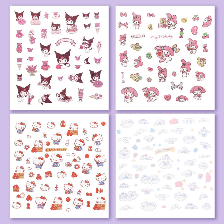S♡nrio Holographic Stickers & More