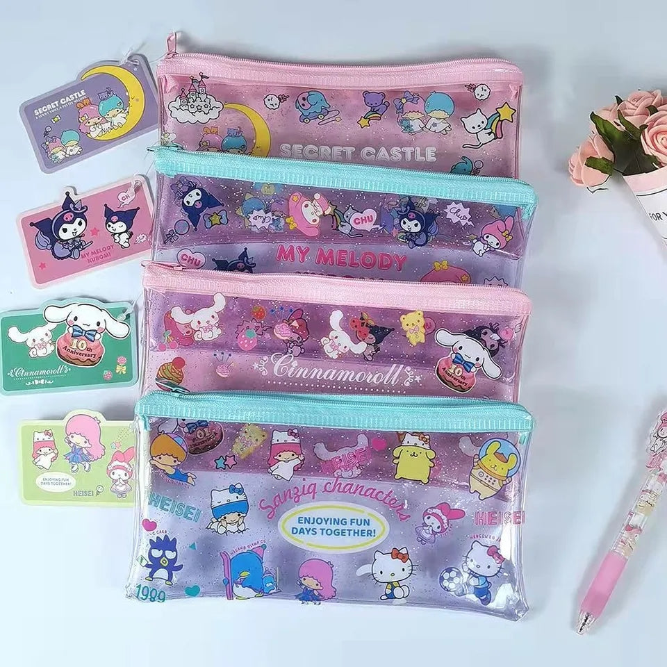 Kawaii Characters Glitter, Gel Pouches & More