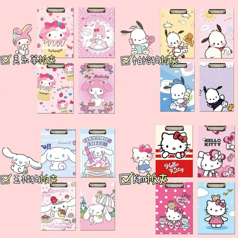 A4 Kawaii Characters Sturdy Clipboards