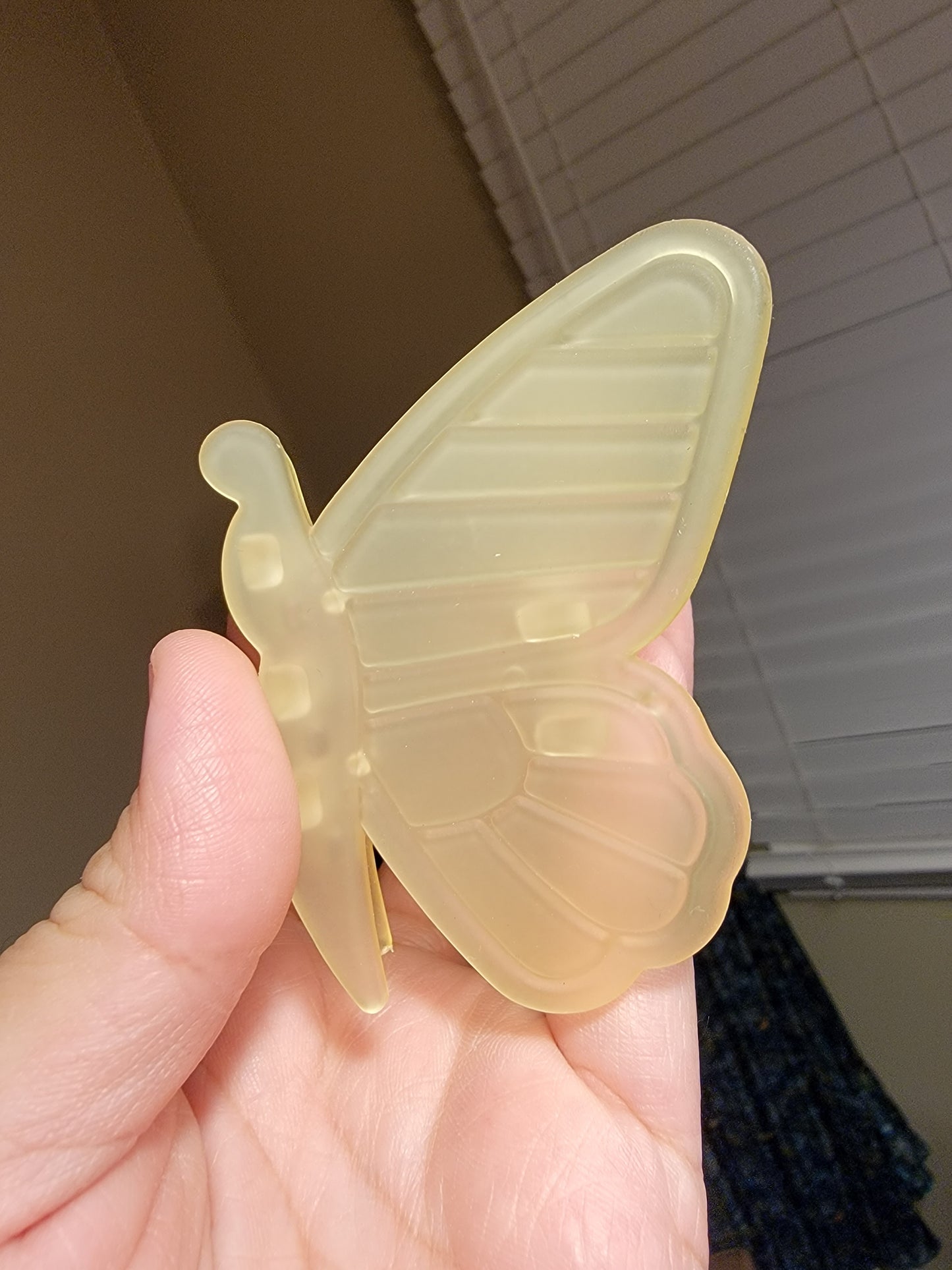 Butterfly Frosted Hair Claws