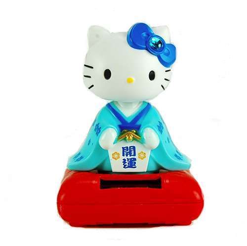 Kawaii Solar Panel Bobble Head Figures