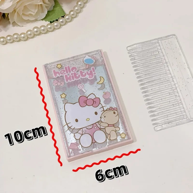 S@nrio Hand Held Mirror Comb Set & Other Accessories