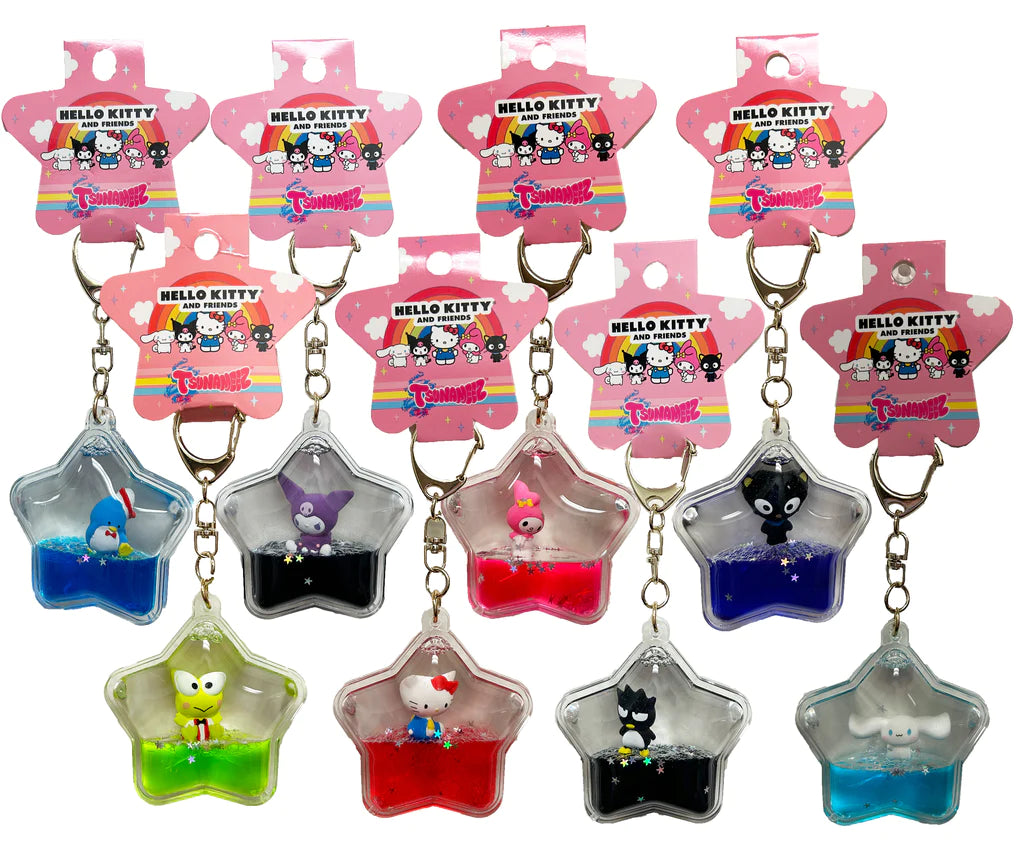 HK & Friends Tsunameez Liquid Acrylic Keychain
