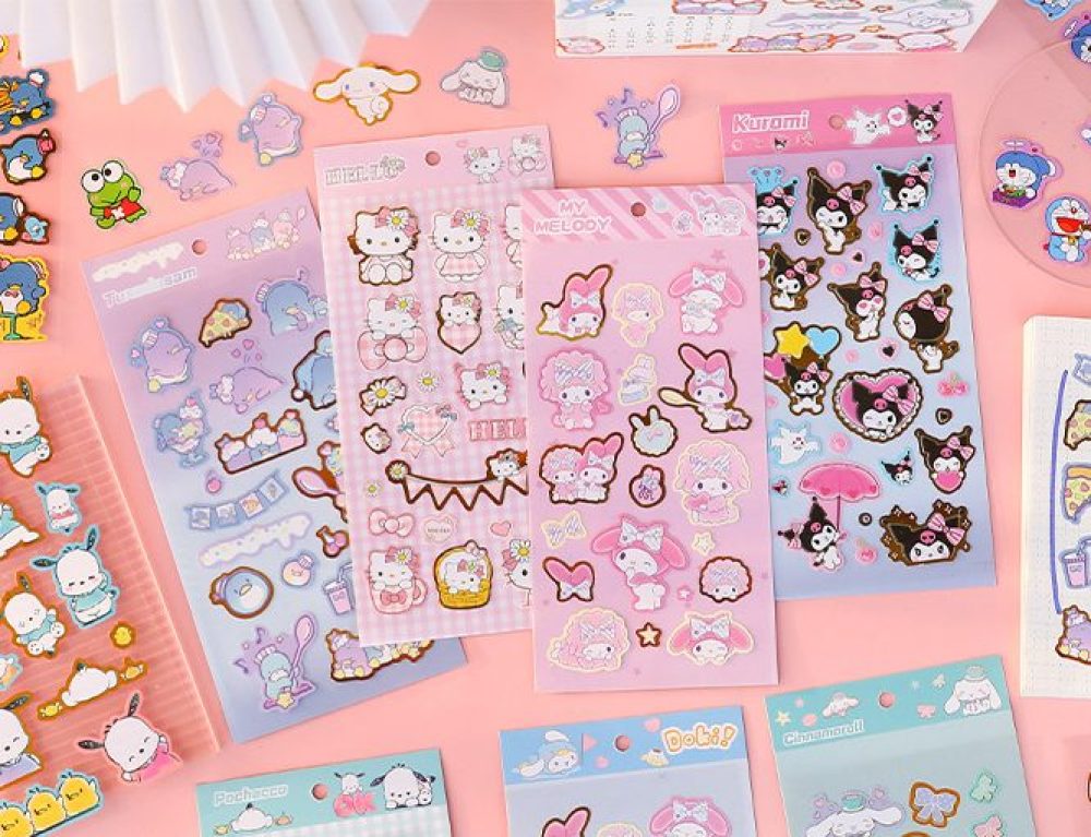 S♡nrio Holographic Stickers & More