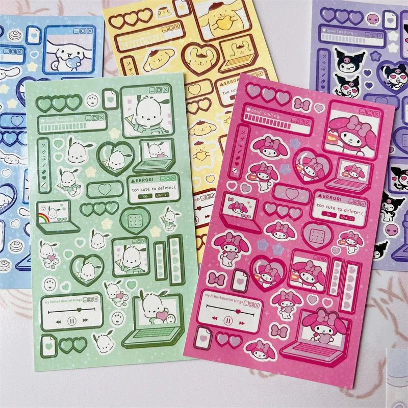 S♡nrio Holographic Stickers & More