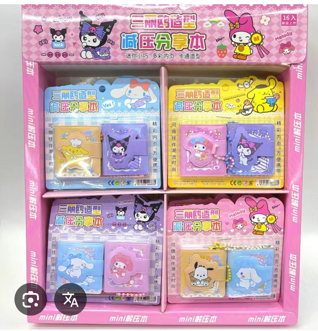 S@nrio Mini Colorful Notebook