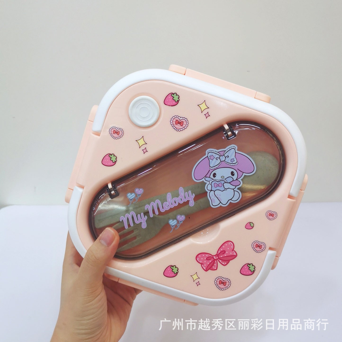 S♡nrio Bento Box with Utensils & More