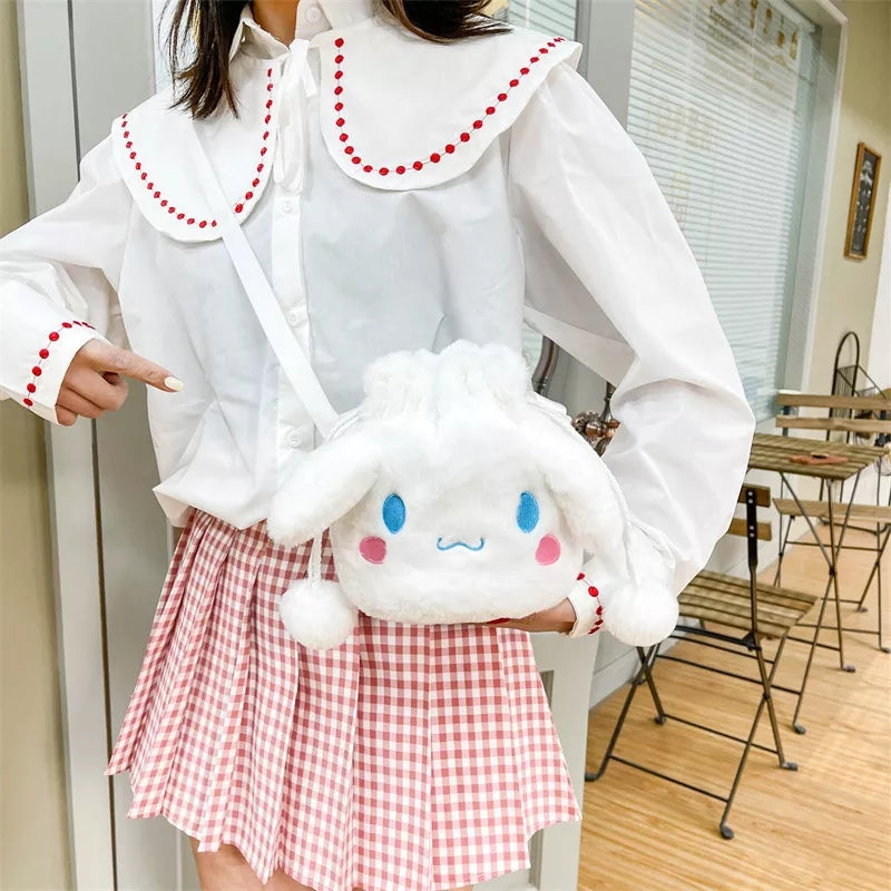Cinnamoroll Drawstring Crossbody Bag