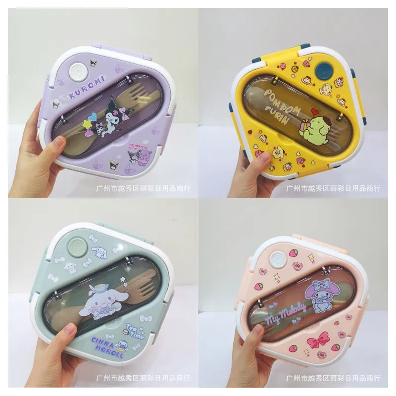 S♡nrio Bento Box with Utensils & More