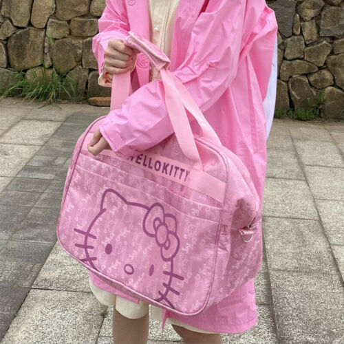 HK Pink Oversized Duffel Travel Bag