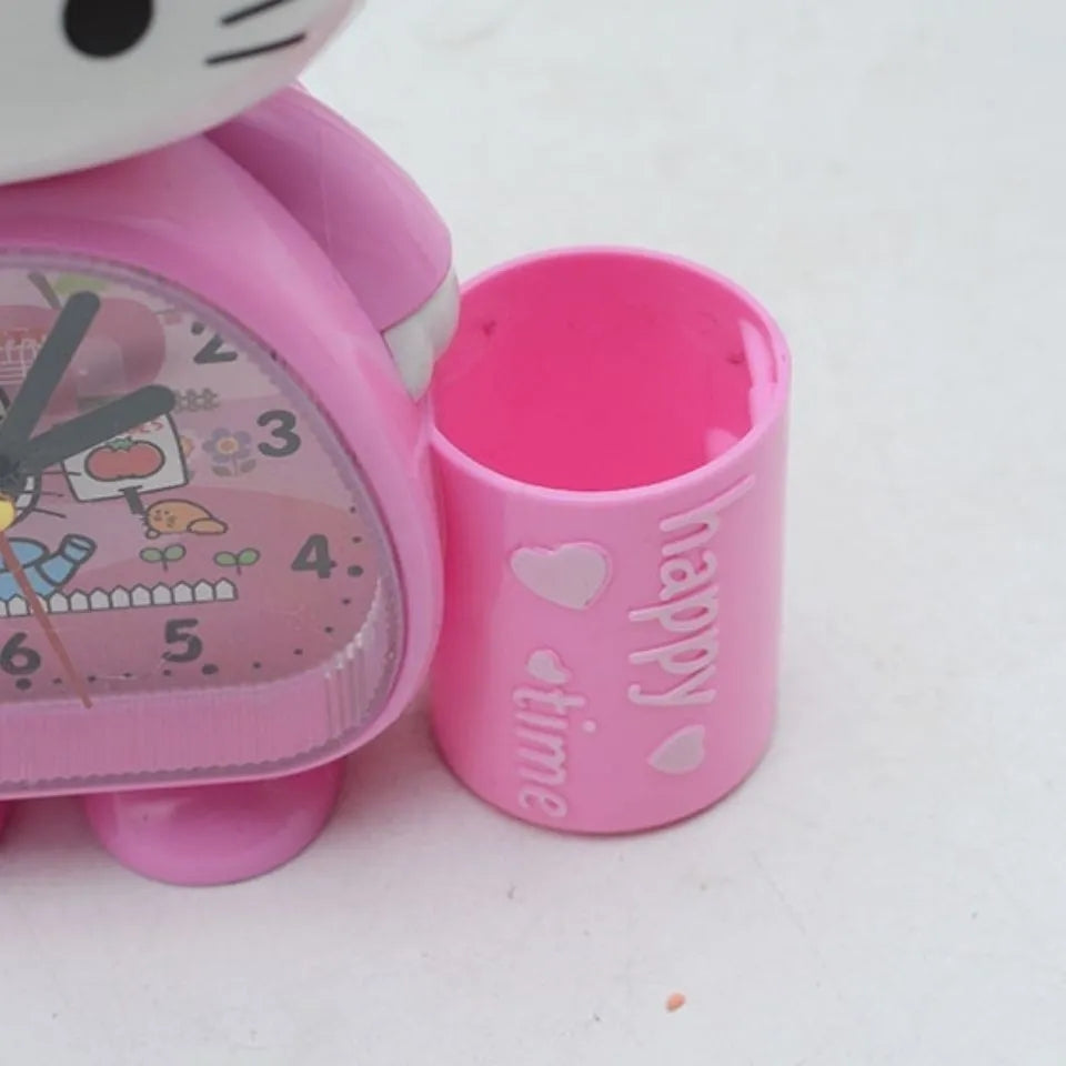 HK Figural Alarm Clock w/Pencil Holder