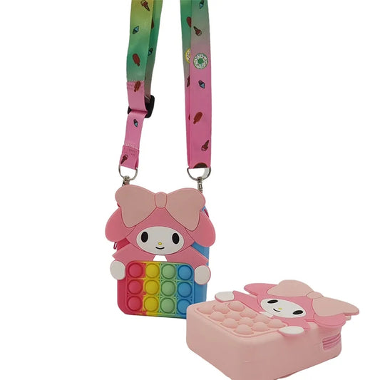 S♡nrio Pop It Glitter Fidget Purses