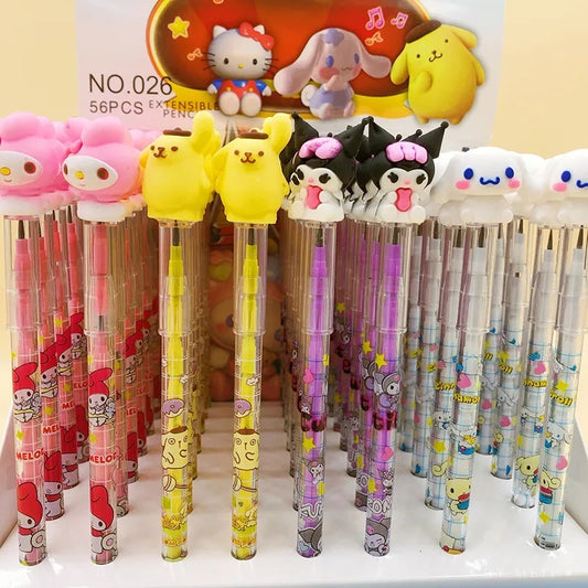 KAWAII Characters Push Pencils