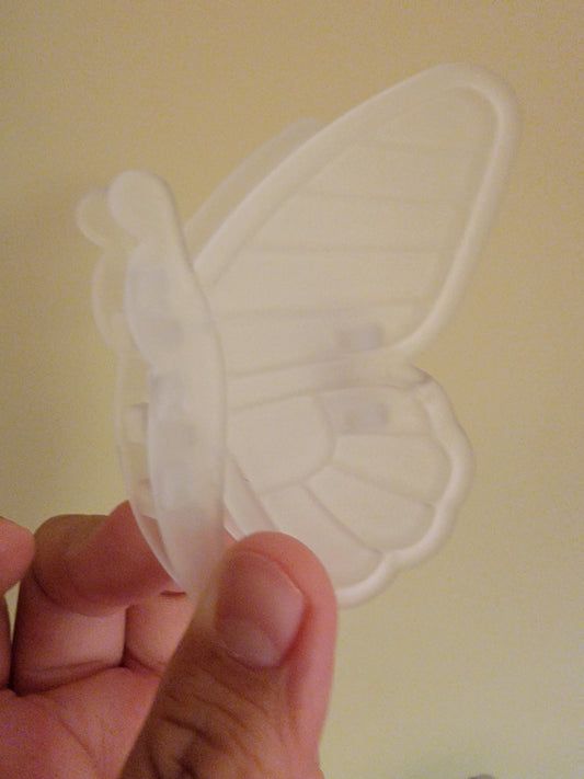 Butterfly Frosted Hair Claws