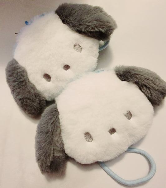 Pocha Fluffy Wristlet Coin Pouch