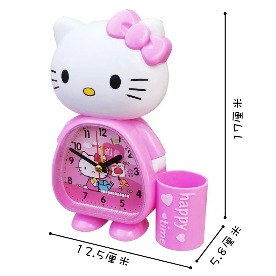 HK Figural Alarm Clock w/Pencil Holder