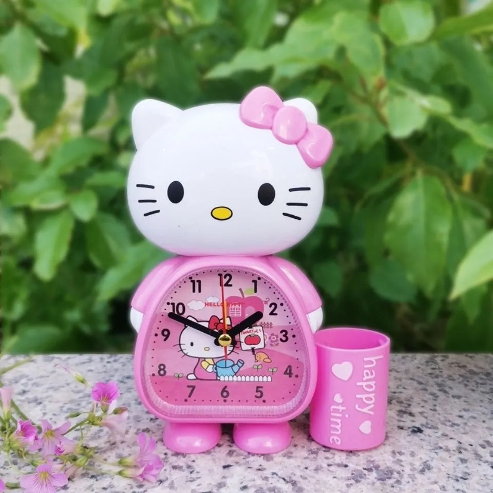 HK Figural Alarm Clock w/Pencil Holder