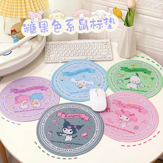 S♡nrio Circle & Rectangular Sized Mousepads