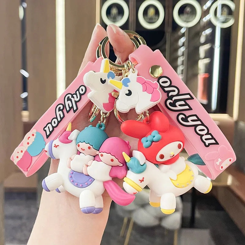 Kawaii Silicone Rubber Keychains & More