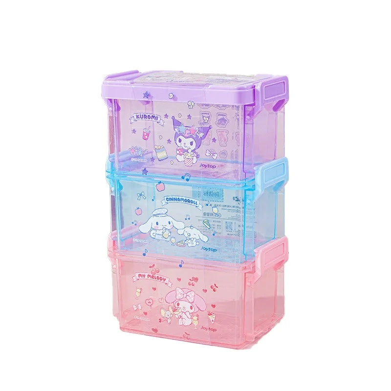 S♡nrio Collapsible Plastic Storage Stackable Bin