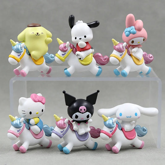 S@nrio Unicorn Collectible Figures