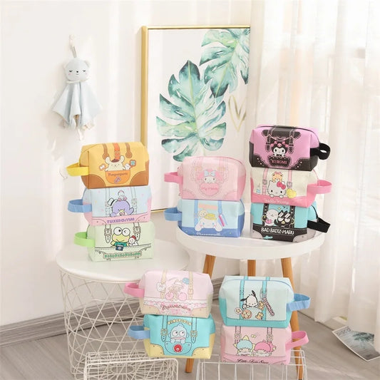 Kawaii PU Leather Makeup Bag