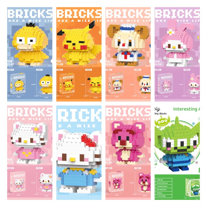 Kawaii Bricks, Toys, & More