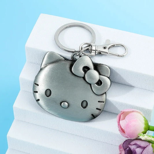 HK Heavy Pewter Metal Keychain