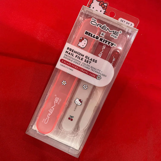 The Creme Shop x HK Glass Nail File Set