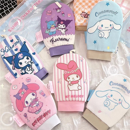 Kawaii Body Scrubber Mitten VARIOUS