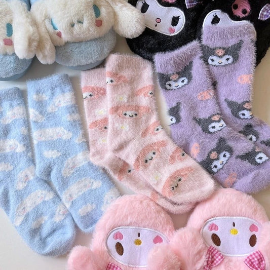 S@nrio Fluffy Socks