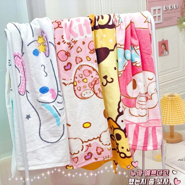Kawaii Blankets, Towels, & More