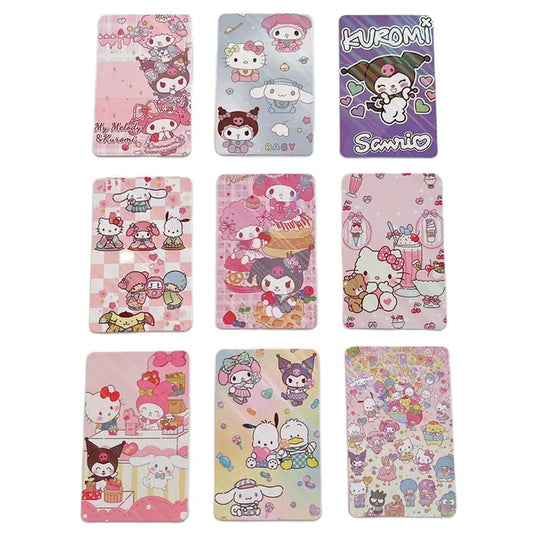 Kawaii Shiny Holo-Sticker Trading Cards