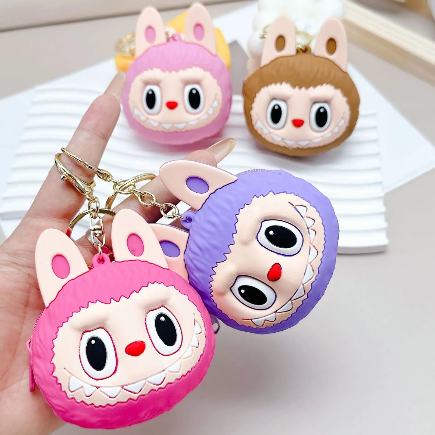 S@nrio Silicone Rubber Pouch Wristlets