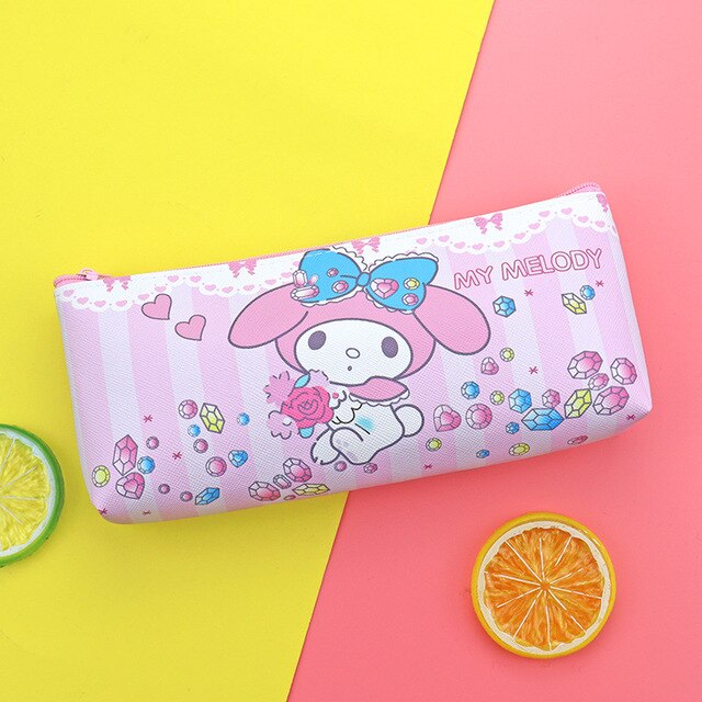 S@nrio Vinyl Pencil Bags