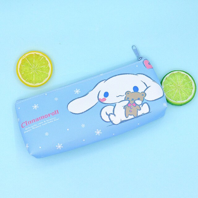 S@nrio Vinyl Pencil Bags