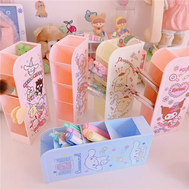 Kawaii Colorful Spinning Pencil Holder & Other Types