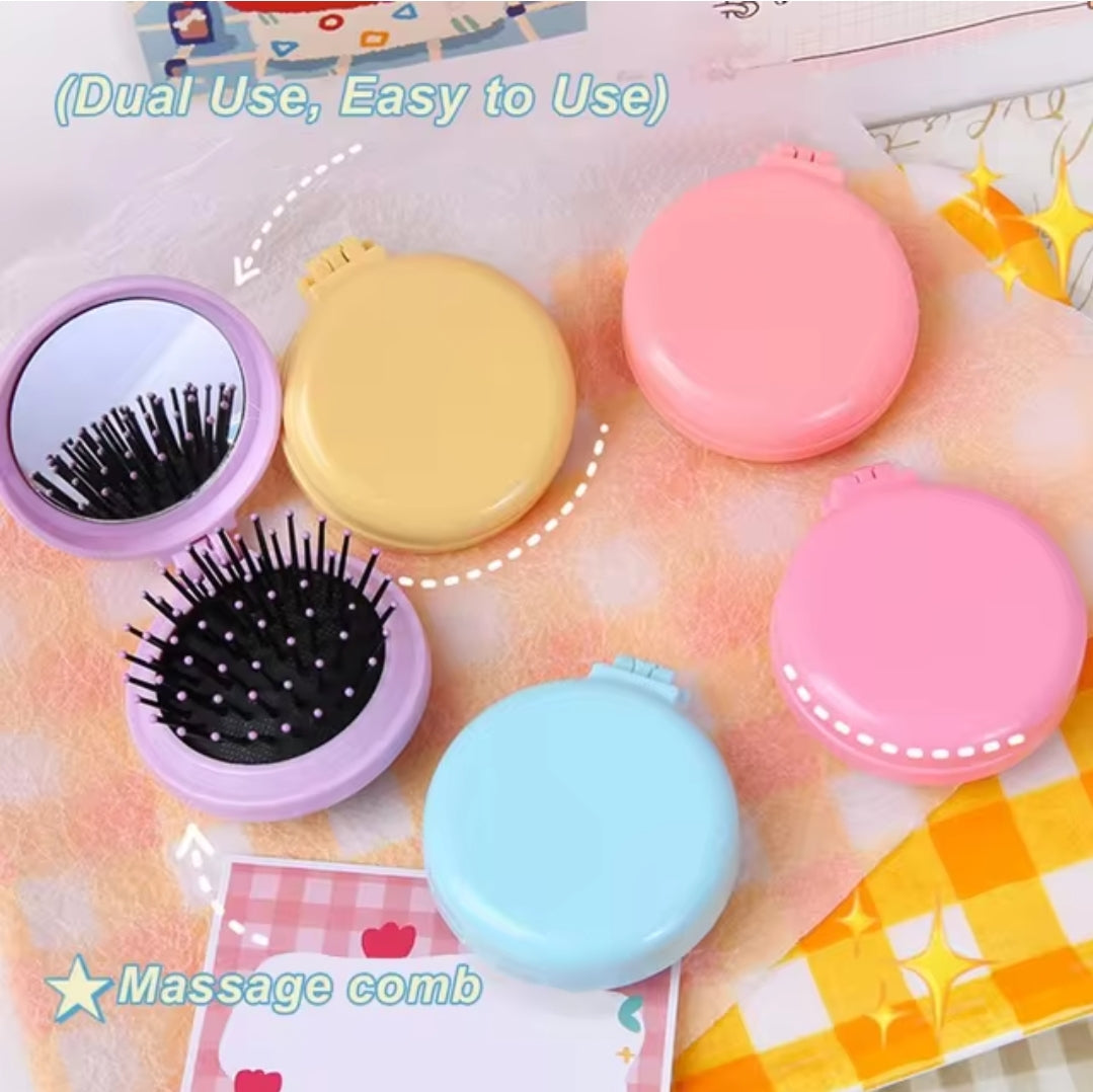 S@nrio Hand Held Mirror Comb Set & Other Accessories