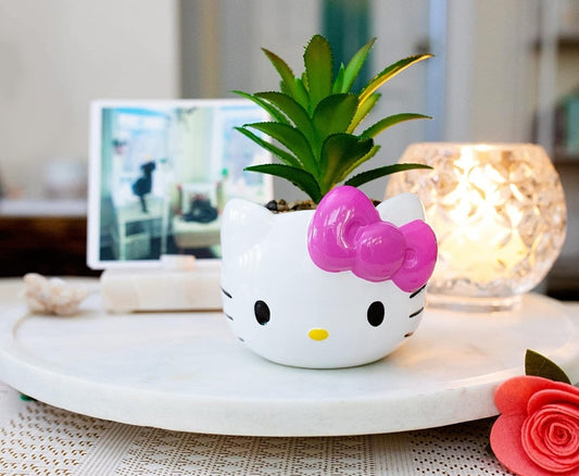 HK Mini Faux Succulent Planter Decor