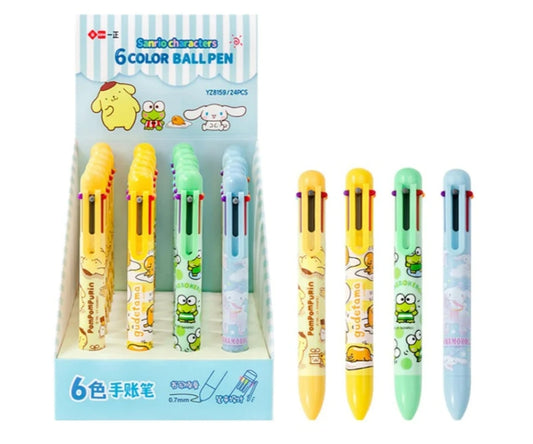 S@nrio Chunky Multi-Colored Pen