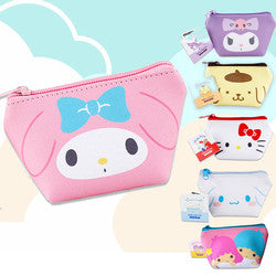 S@nrio Character Face Coin Bags
