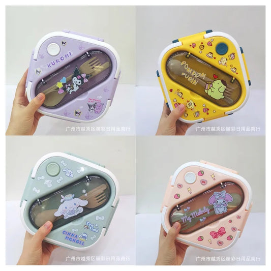 S♡nrio Bento Box with Utensils & More