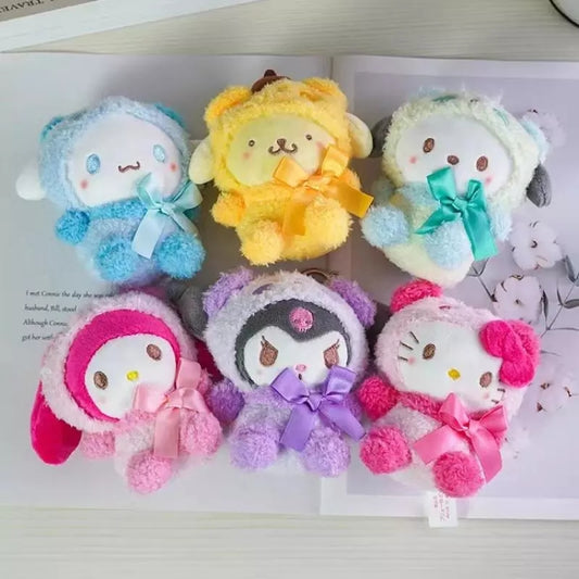 S♡nrio Panda Plush Keyrings