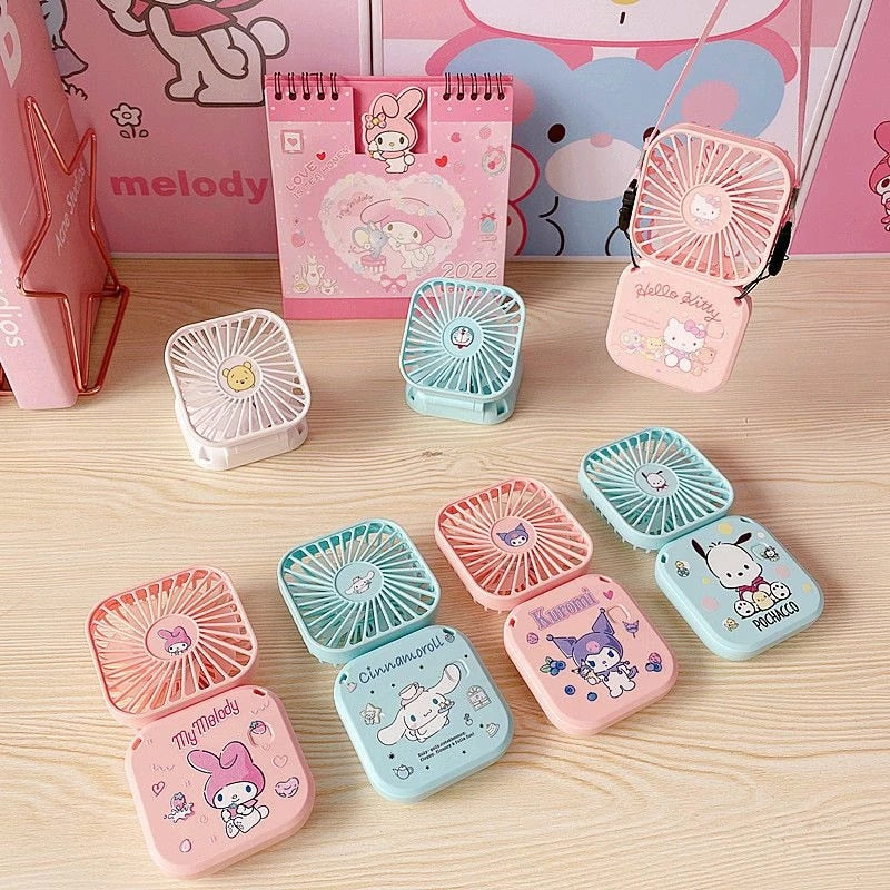 Kawaii Handheld Desktop USB Portable Fans & Other Types