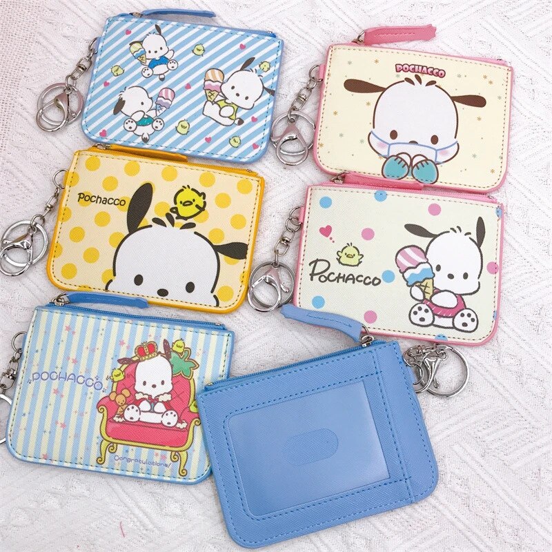 S@nrio & More Leather Coin Bag ID Holder