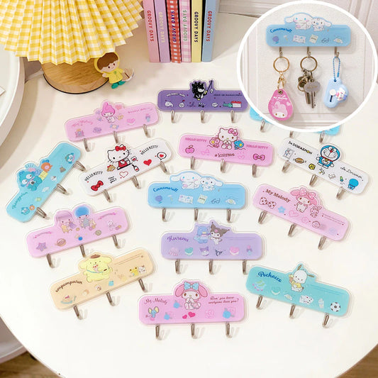 S@nrio Sticky Wall Hook - Various Characters