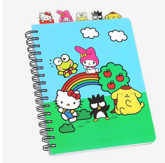 S♡nrio Family Tabbed Notebook
